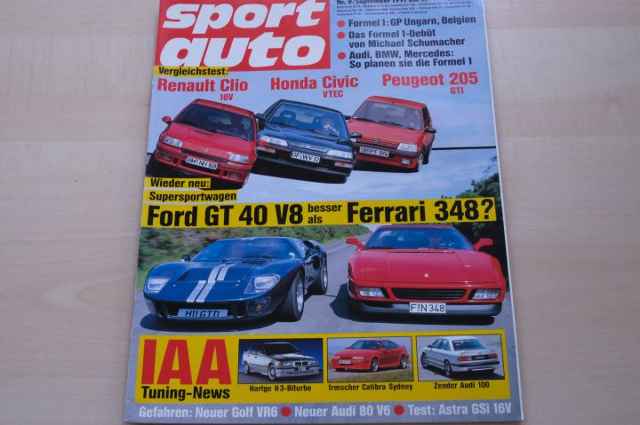 Deckblatt Sport Auto (09/1991)